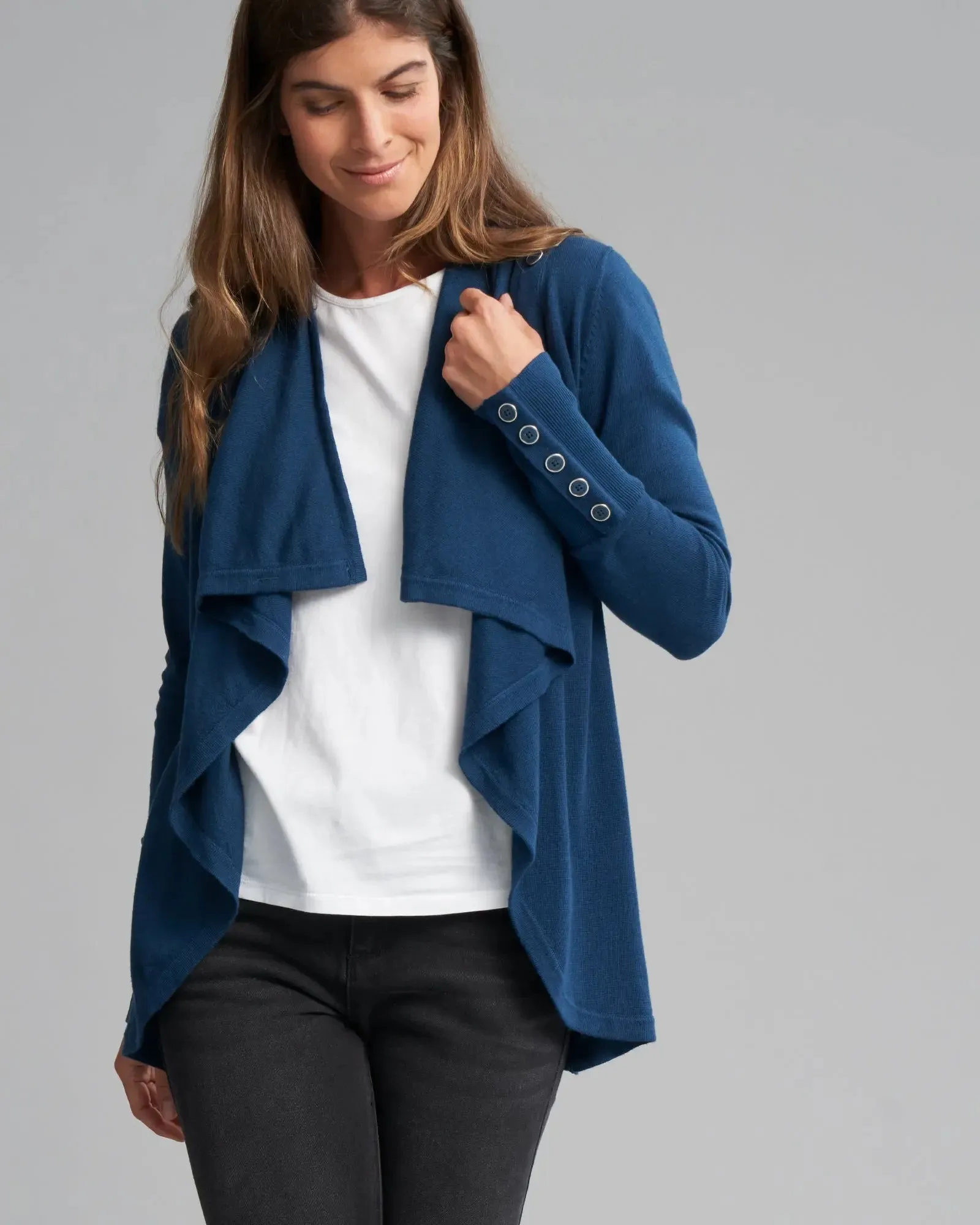 BAMBOO COTTON SILK WRAP CARDI