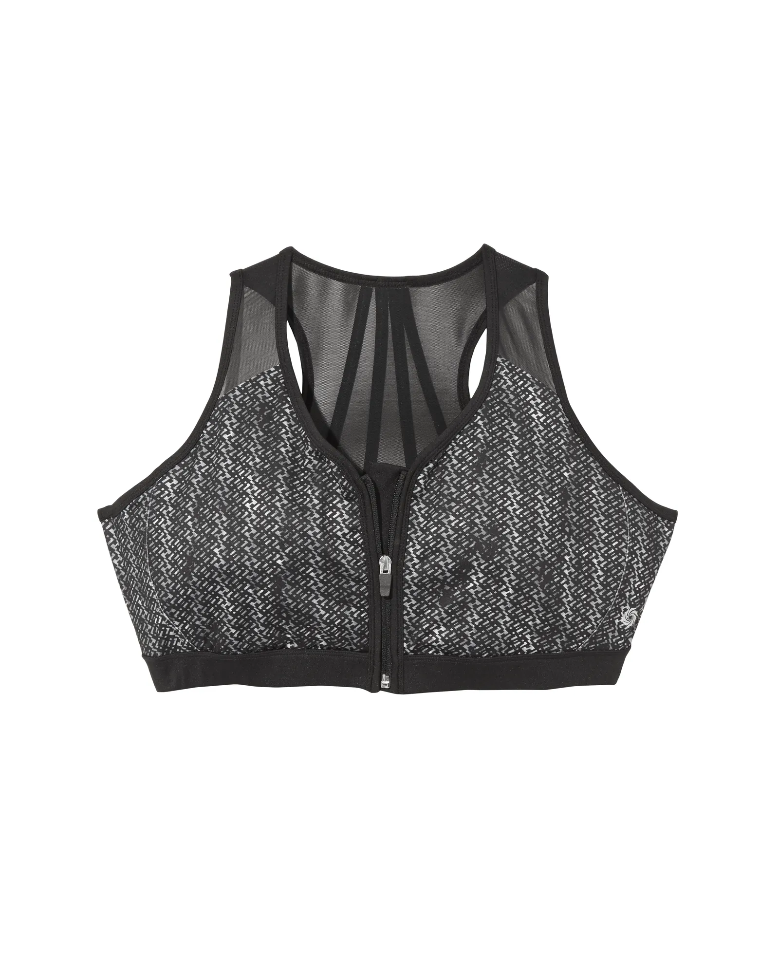 Biscay Sports Bra | Black / Charcoal Grey