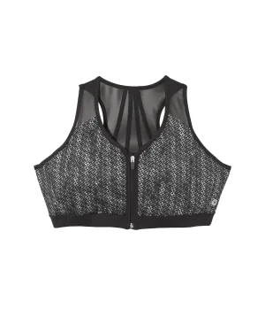 Biscay Sports Bra | Black / Charcoal Grey