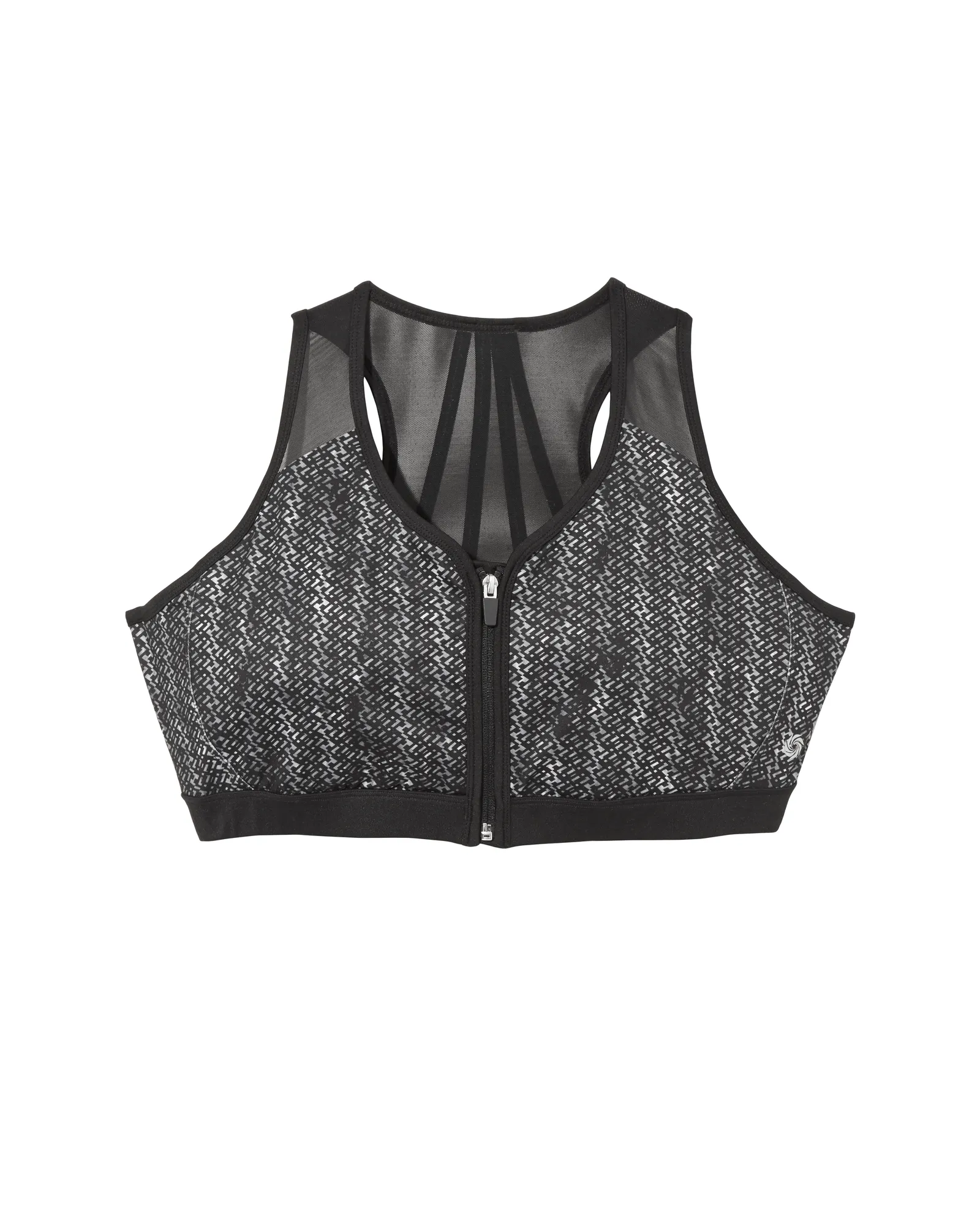 Biscay Sports Bra | Black / Charcoal Grey