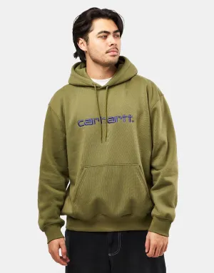 Carhartt WIP Hooded Carhartt Sweatshirt - Capulet/Aura