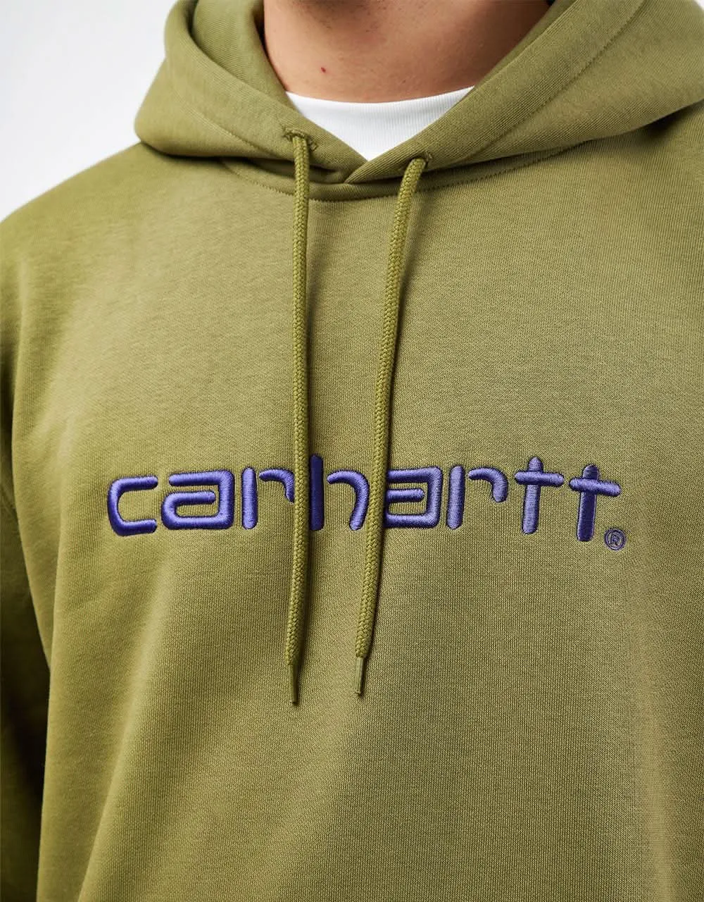 Carhartt WIP Hooded Carhartt Sweatshirt - Capulet/Aura