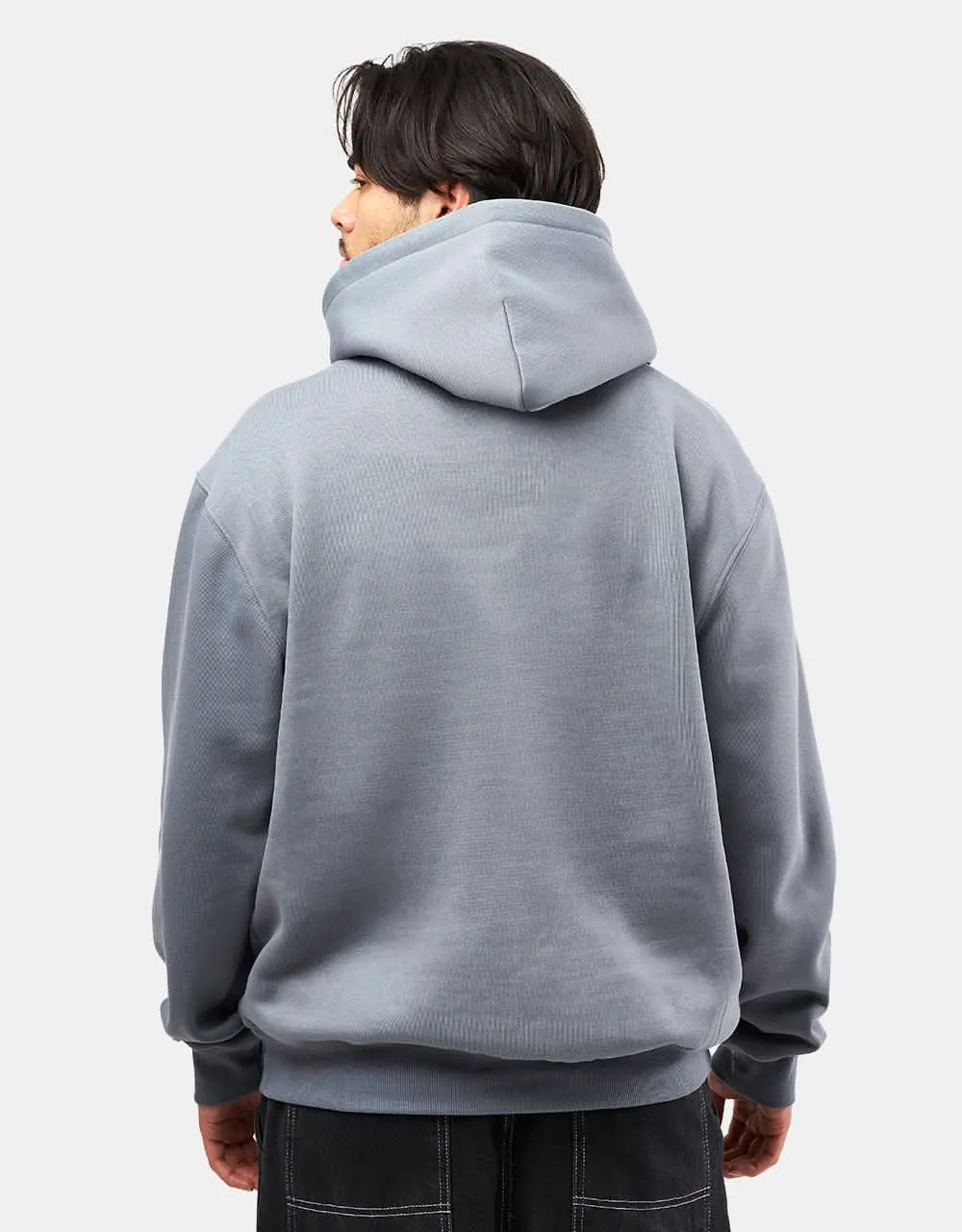 Carhartt WIP Hooded Carhartt Sweatshirt - Dove Grey/Wax