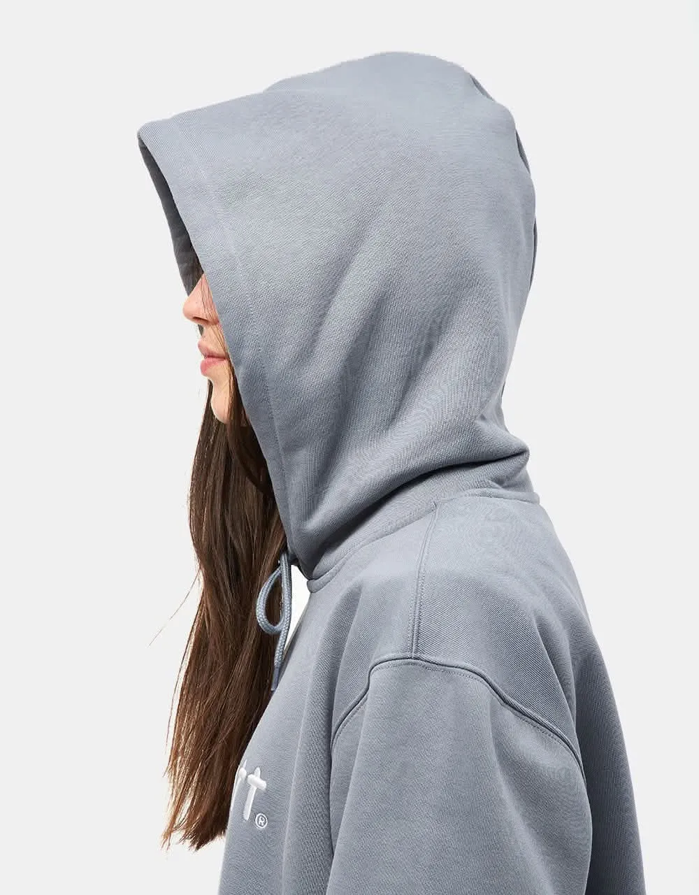 Carhartt WIP Hooded Carhartt Sweatshirt - Dove Grey/Wax