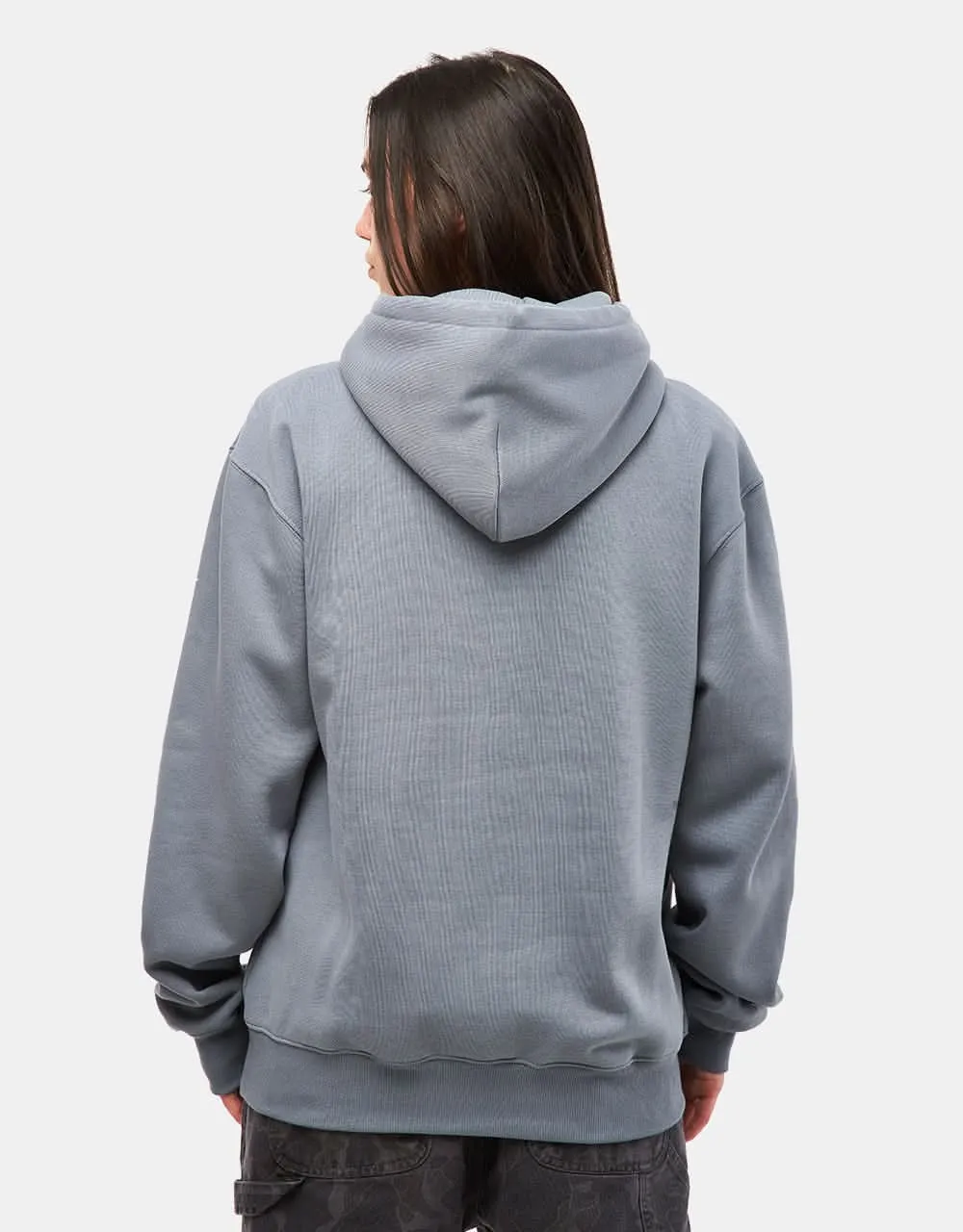 Carhartt WIP Hooded Carhartt Sweatshirt - Dove Grey/Wax