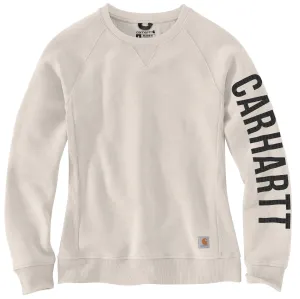 Carhartt Women's Crewneck Graphic Sweatshirt_Malt