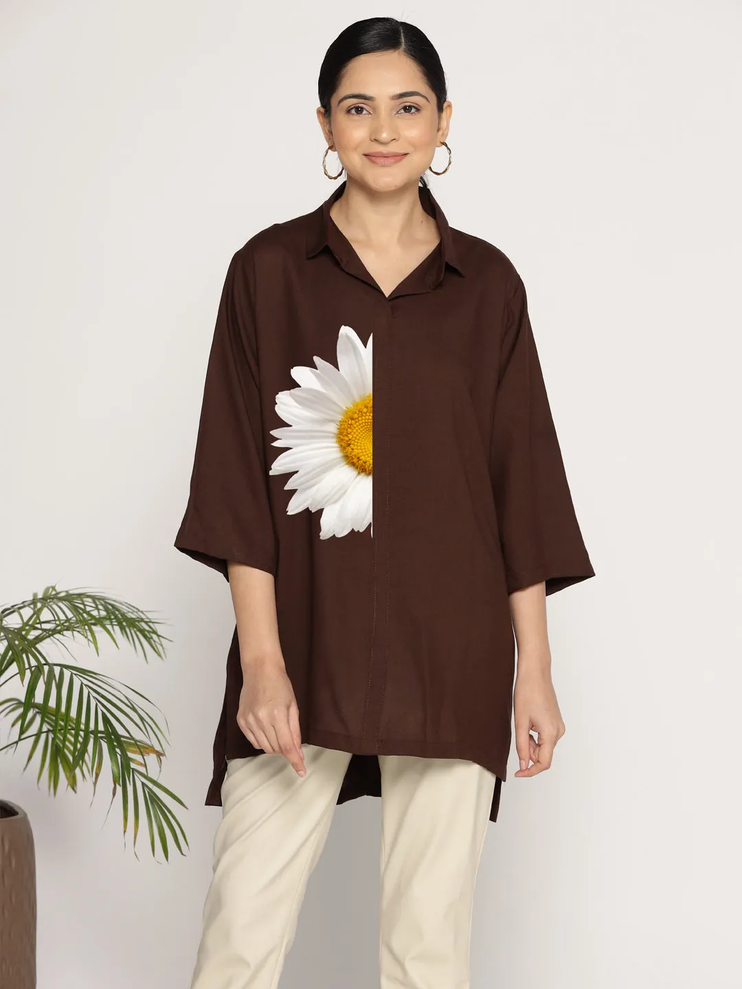 Coffee Rayon ShirtTop - Parfum