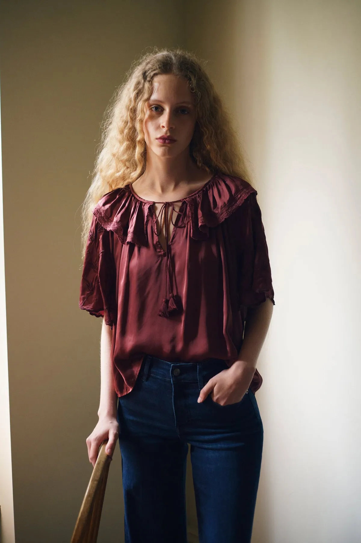 Eden Blouse Burnt Sienna