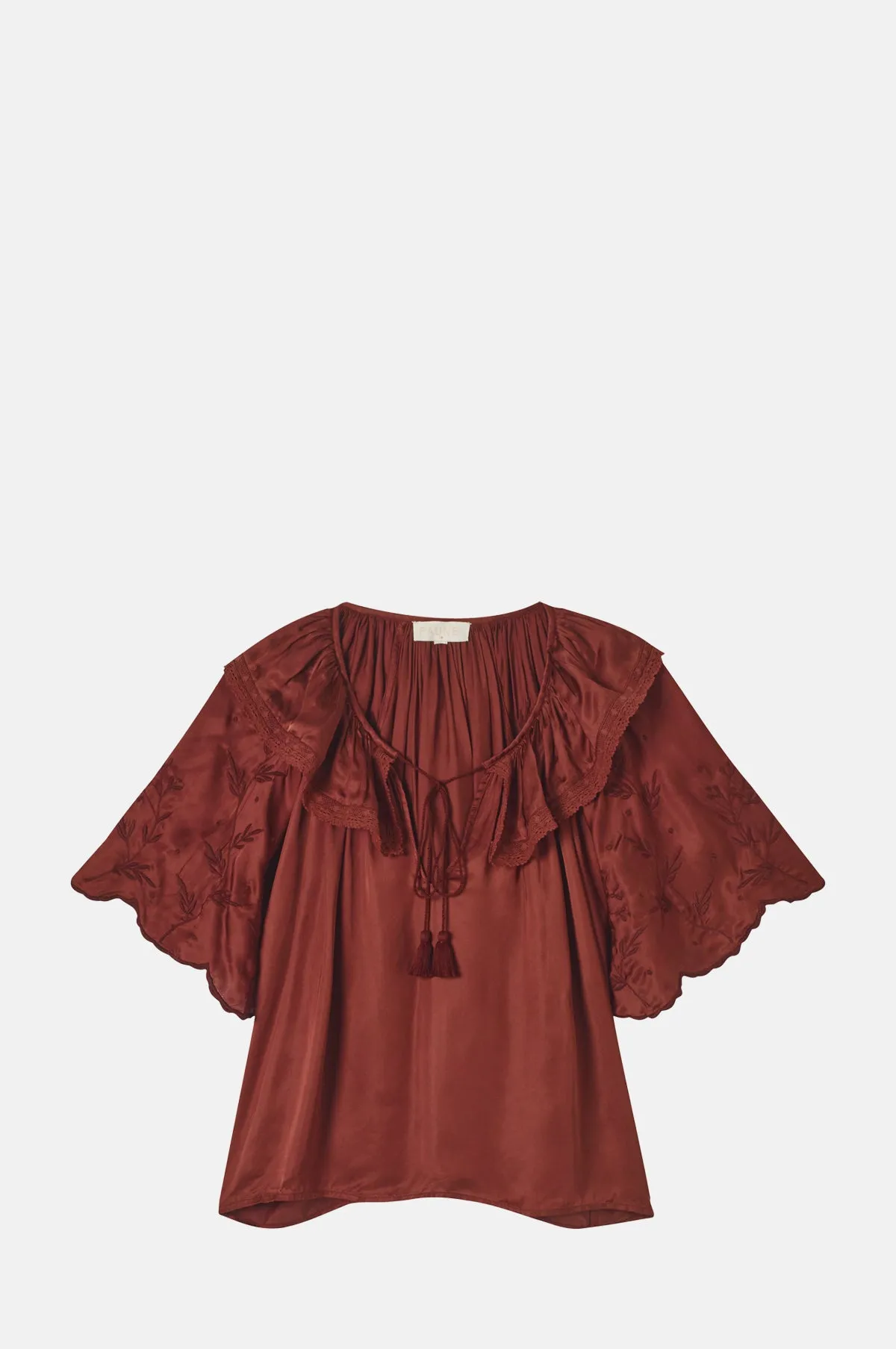 Eden Blouse Burnt Sienna