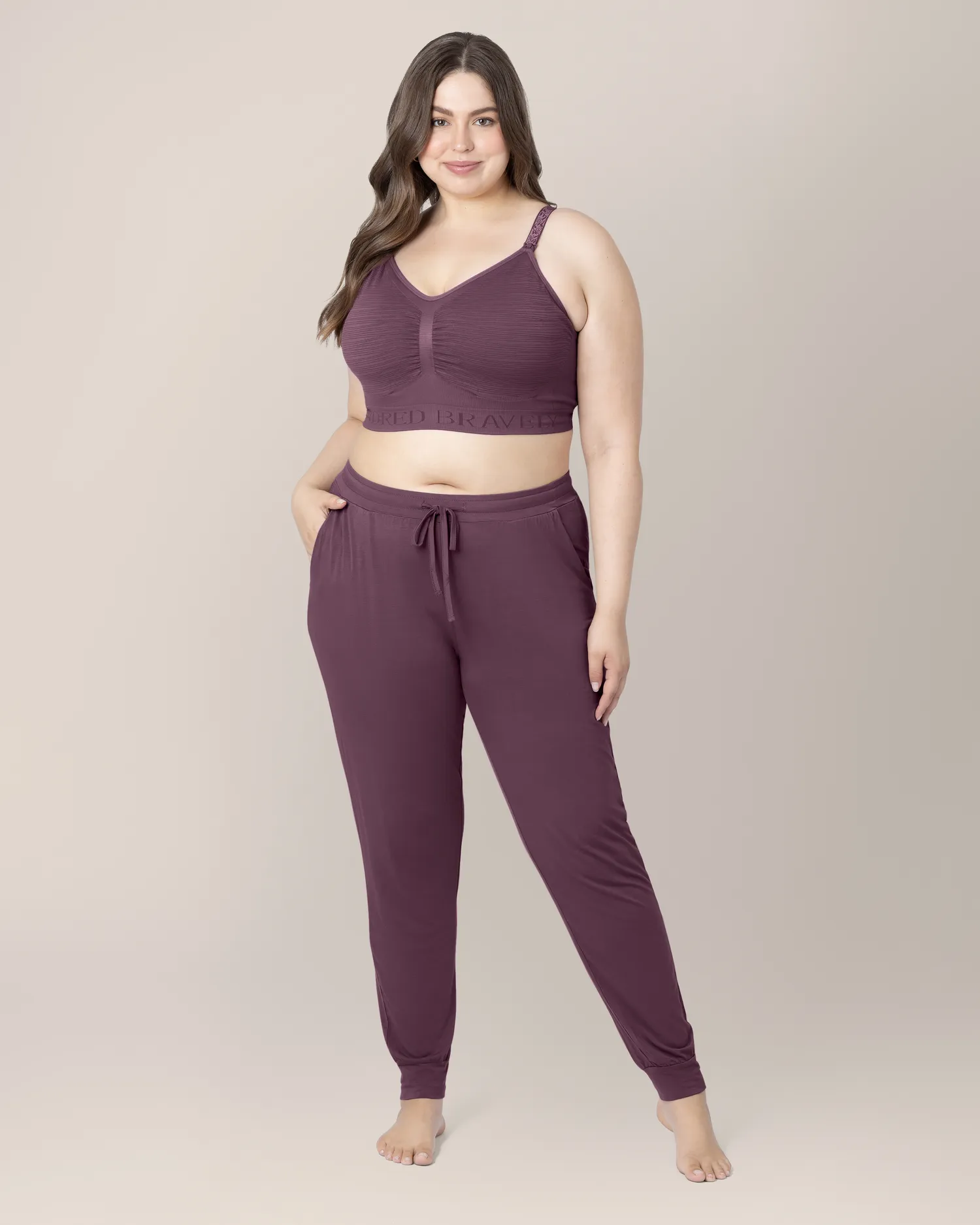 Everyday Lounge Jogger | Burgundy Plum