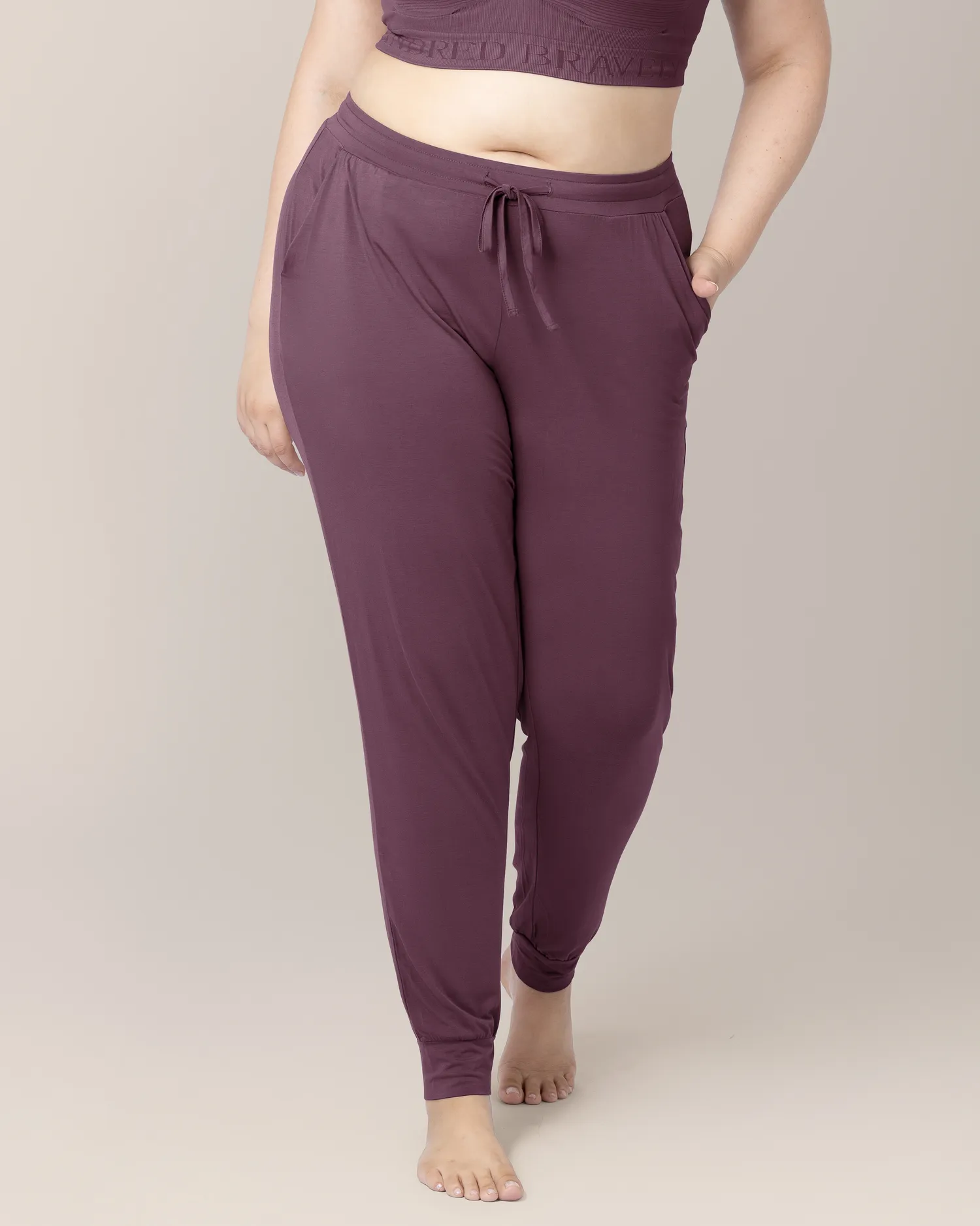 Everyday Lounge Jogger | Burgundy Plum