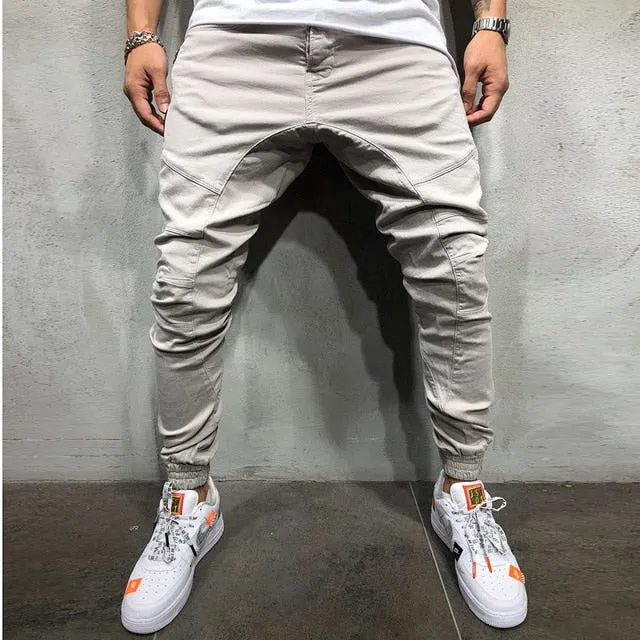 Fashion Multi Pocket Harem Joggers Pants