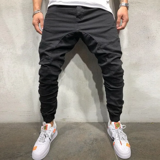 Fashion Multi Pocket Harem Joggers Pants