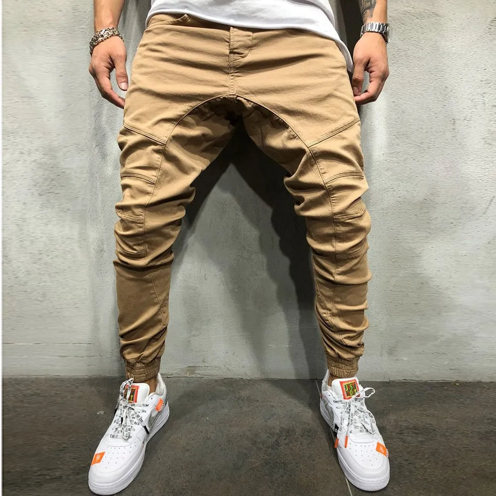 Fashion Multi Pocket Harem Joggers Pants