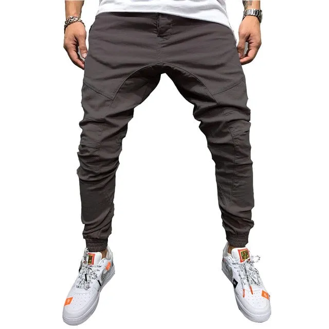 Fashion Multi Pocket Harem Joggers Pants