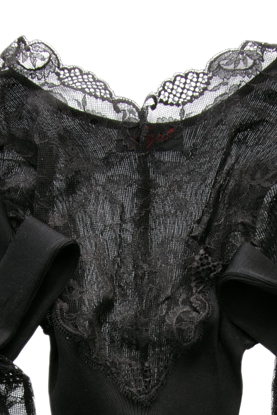 FOGAL 773 PRECIEUSE Evening Black Lace Top