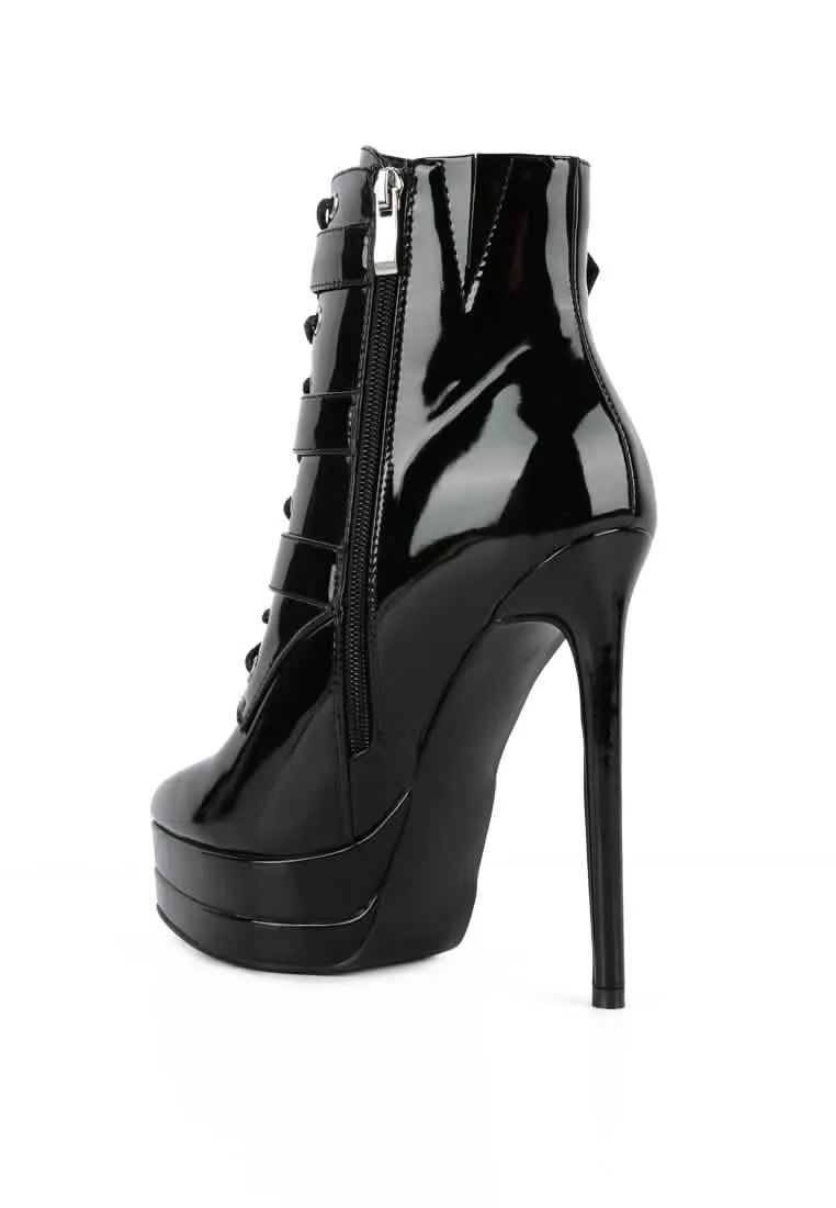 GANGUP Chic Stiletto Ankle Booties