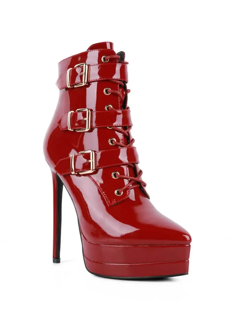 GANGUP Chic Stiletto Ankle Booties