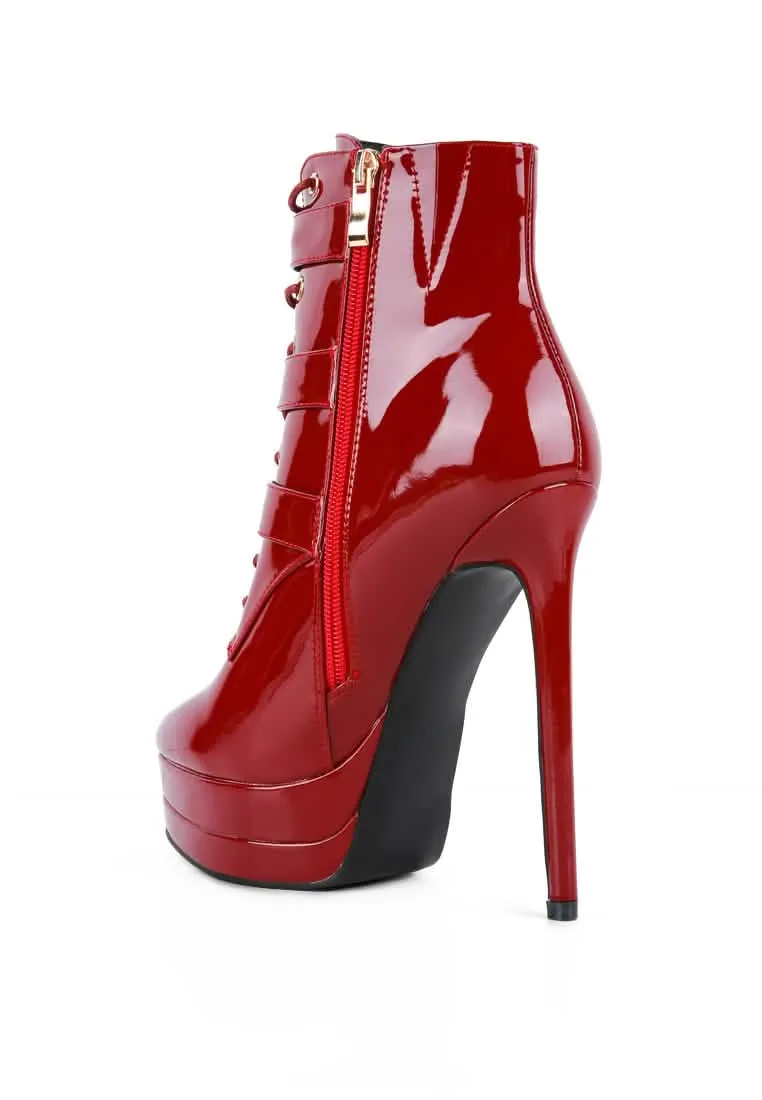 GANGUP Chic Stiletto Ankle Booties