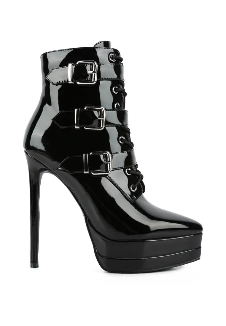 GANGUP Chic Stiletto Ankle Booties