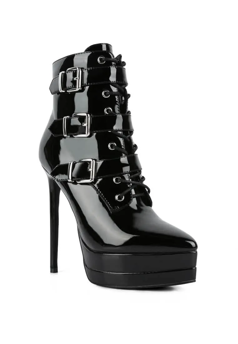 GANGUP Chic Stiletto Ankle Booties