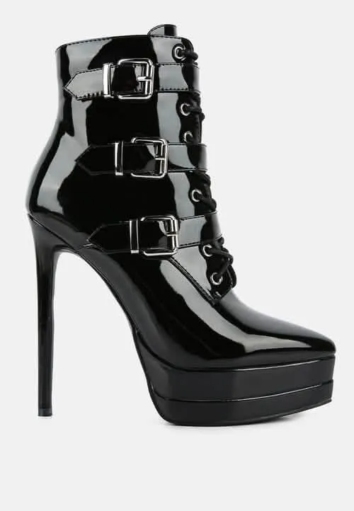 GANGUP Chic Stiletto Ankle Booties