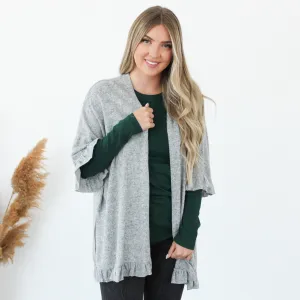 Hacci Ruffle Cardigan