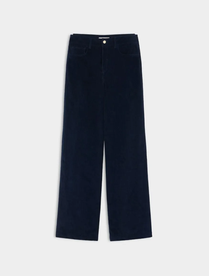 IBLUES Navy Wide Leg Trousers