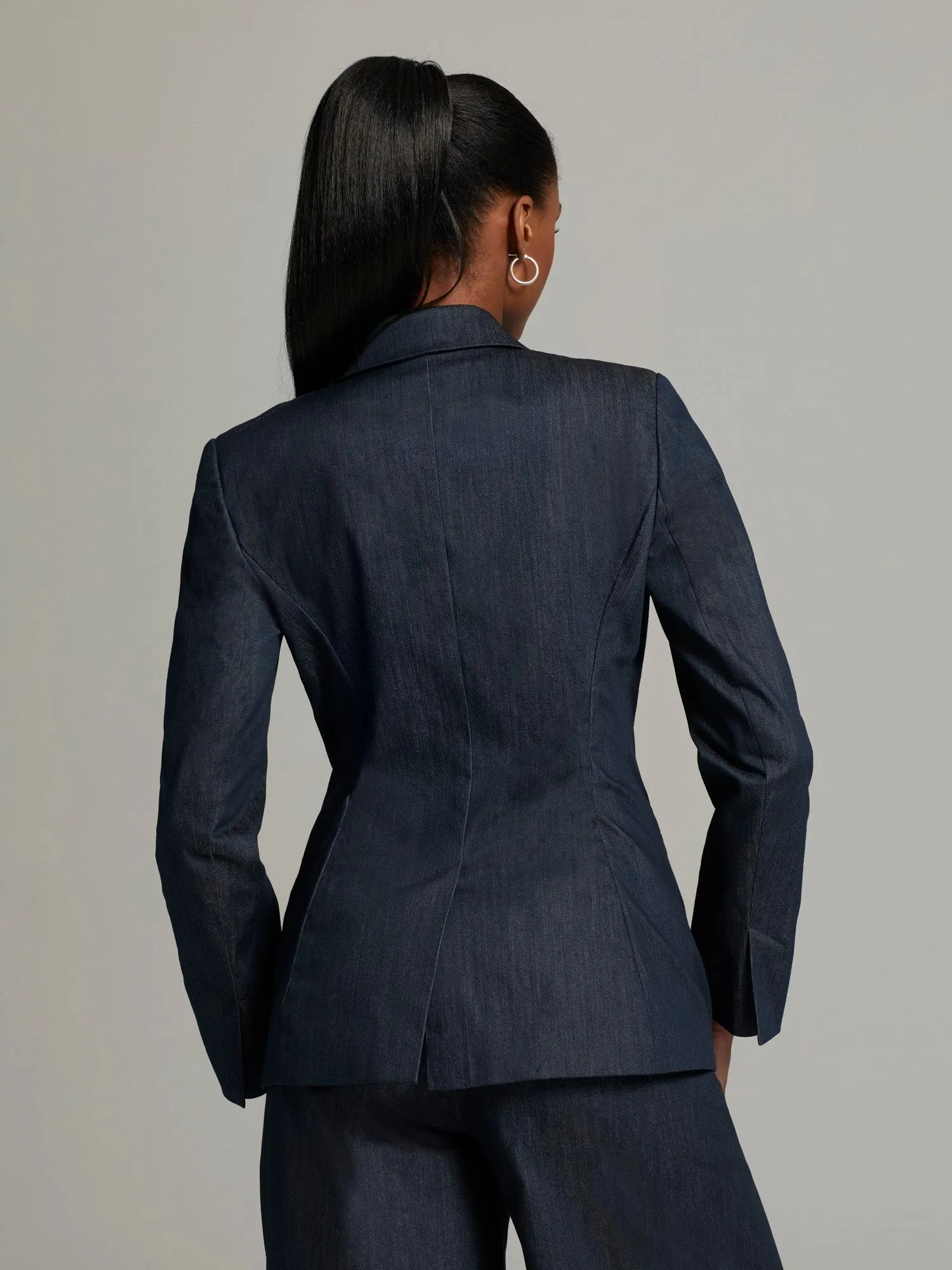 Lateika Wide-Belted Blazer