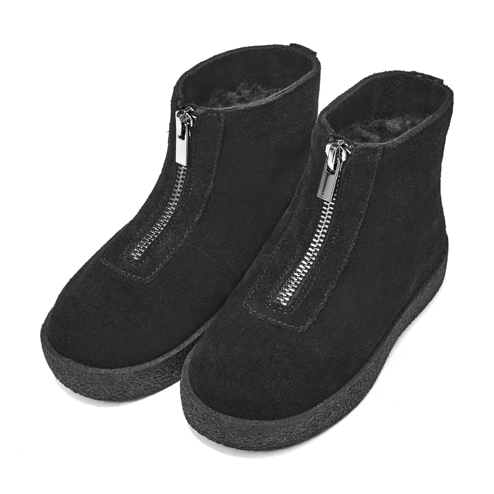 Leah Suede Black