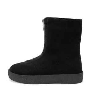 Leah Suede High Black