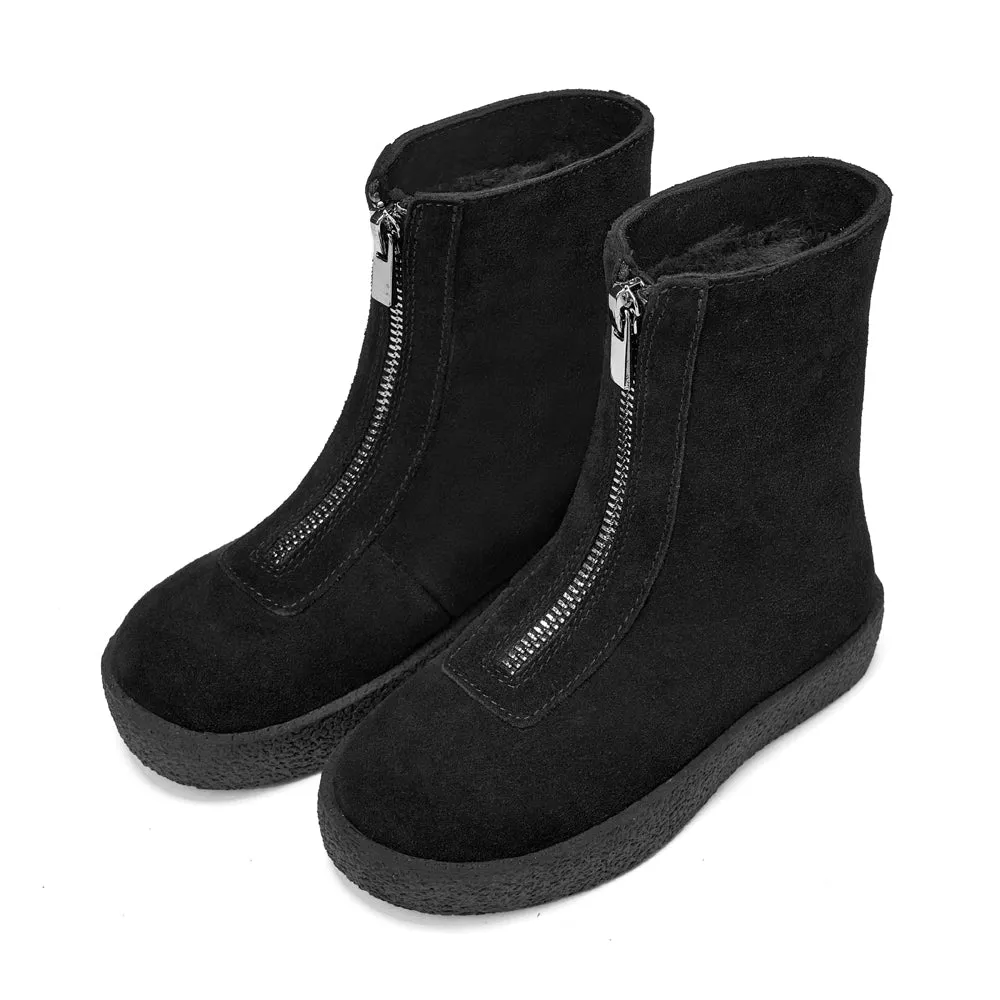 Leah Suede High Black