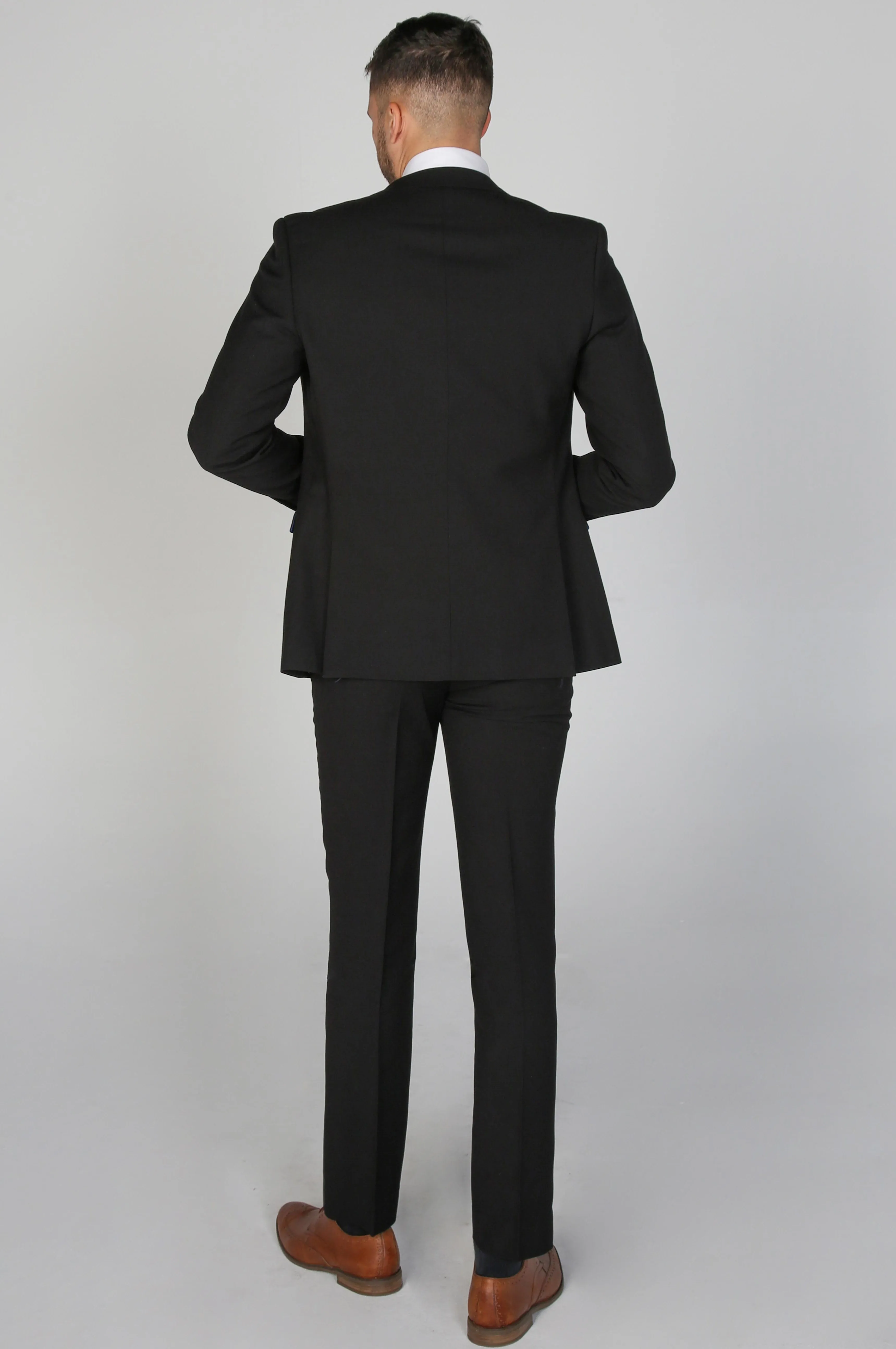 Men's Mayfair Black Trousers