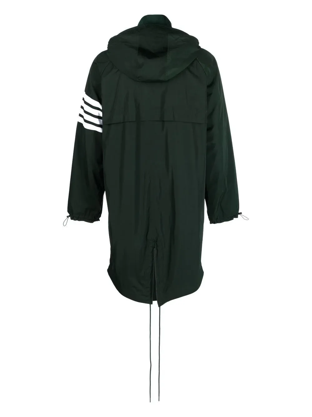 Raglan Sleeve Hooded Parka Coat