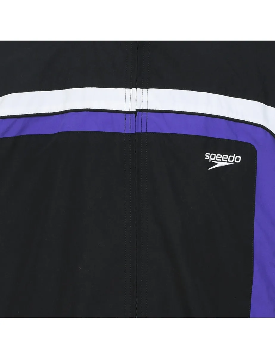 Speedo Black & Purple Jacket - L