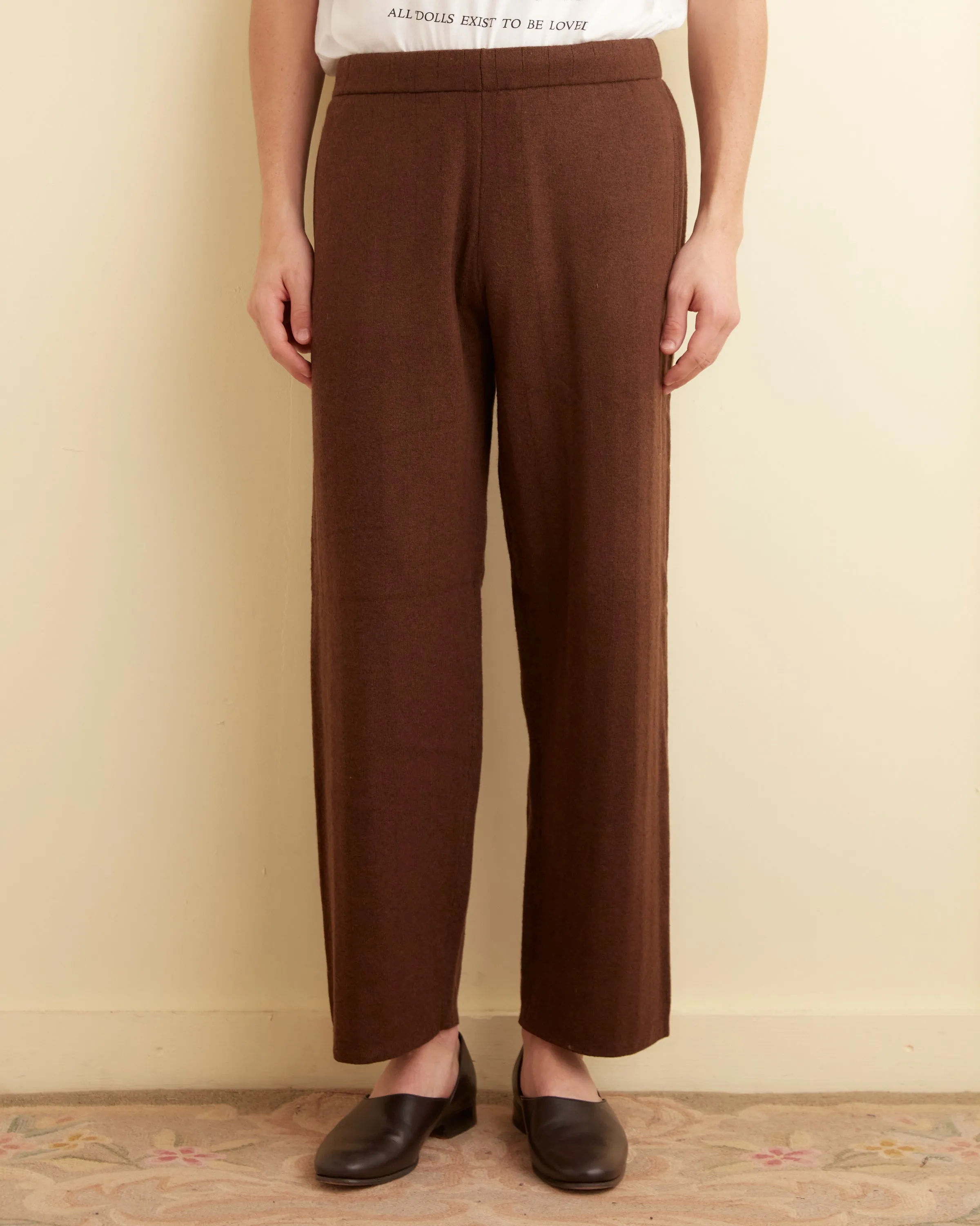 Standard Wool Joggers - Brown