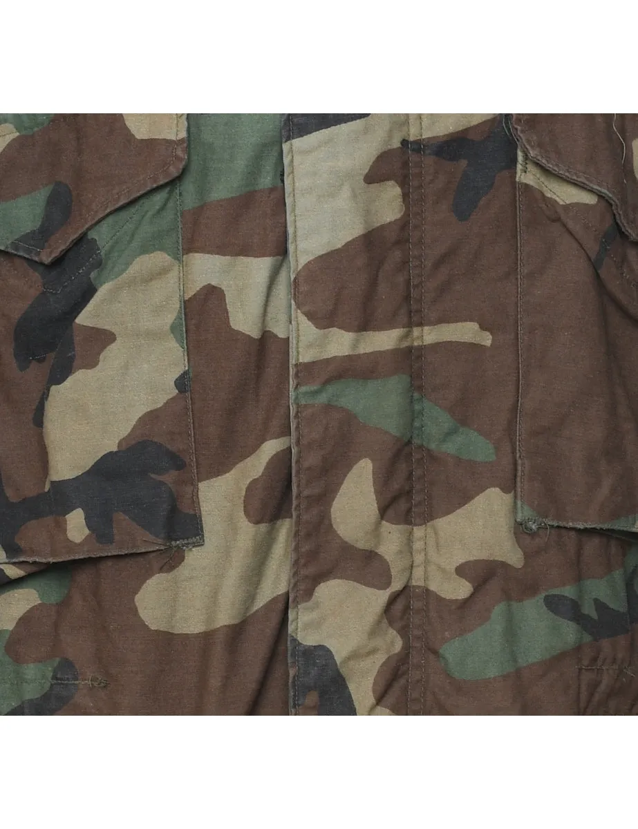 U.S Military Woodland Camouflage Jacket - M