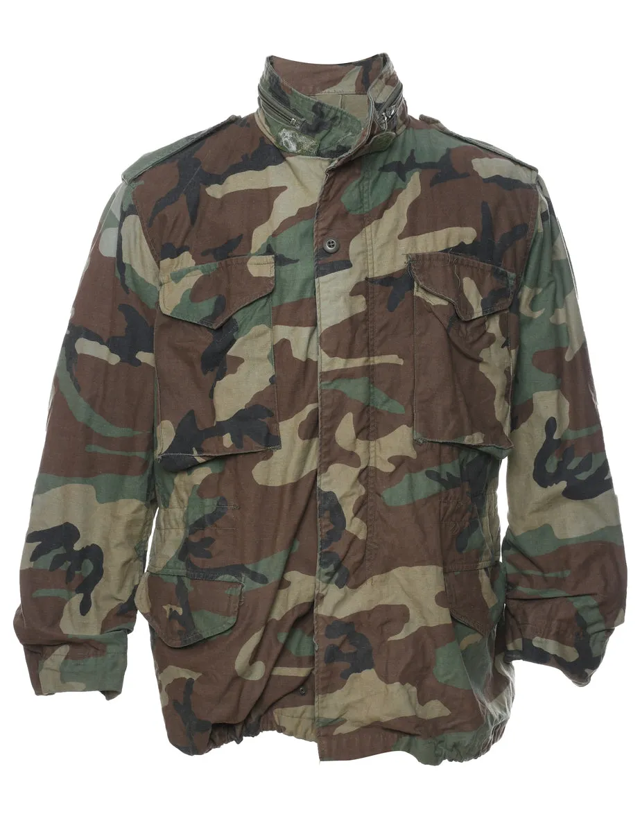 U.S Military Woodland Camouflage Jacket - M