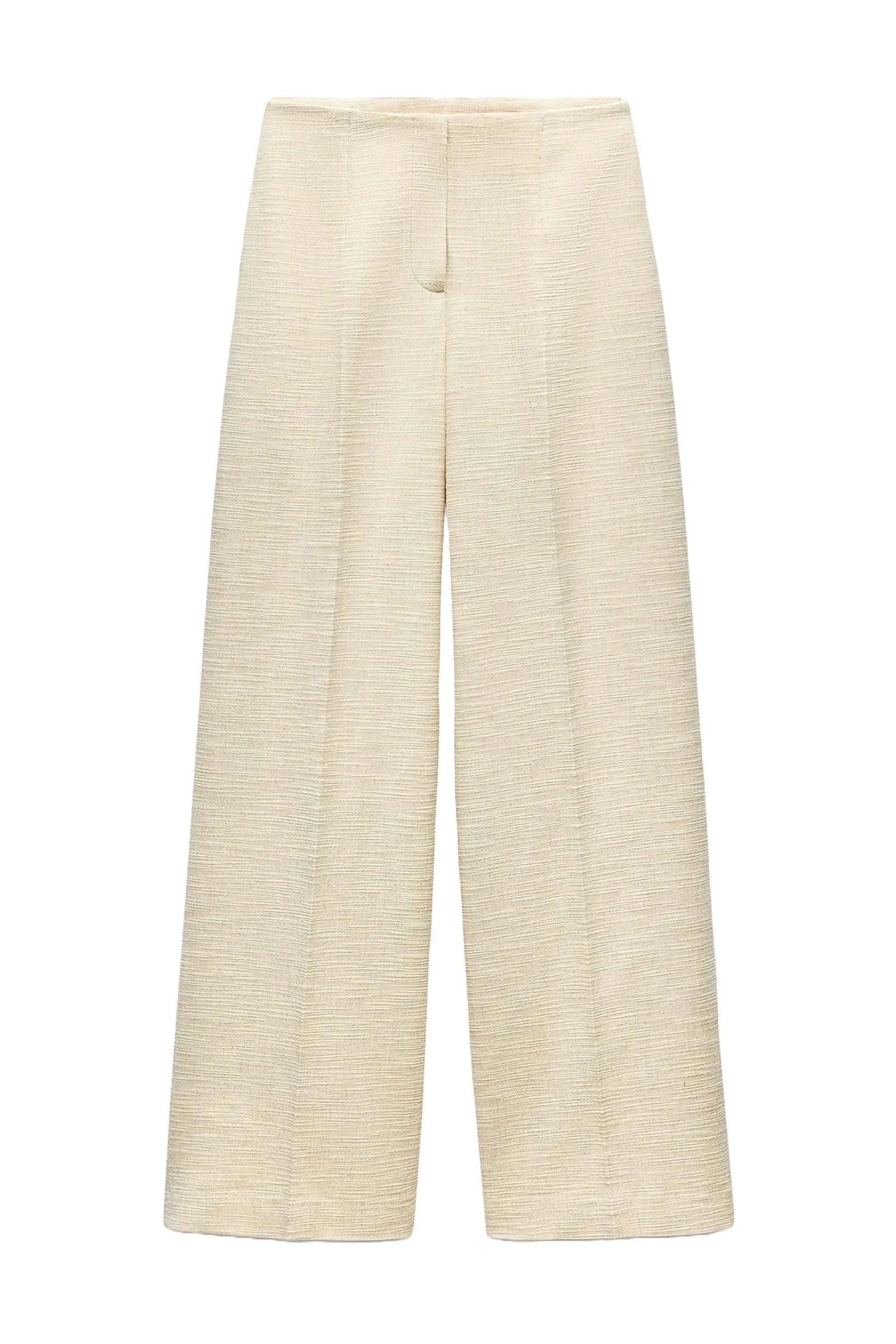 Wide-leg High-waist Trousers